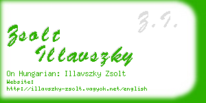 zsolt illavszky business card